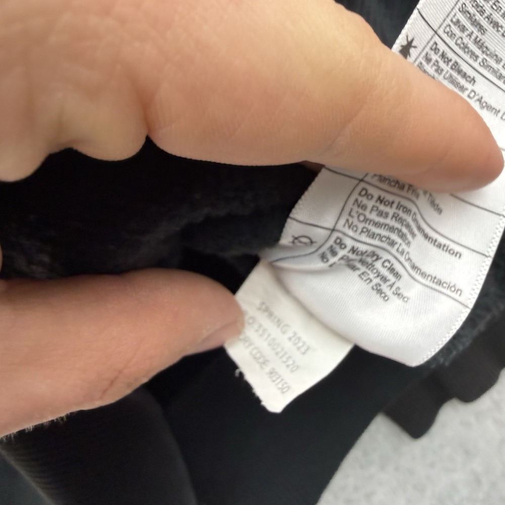 Carhartt Hoodie Sweatshirt Womens Medium Black Relaxed Fit Workwear Spellout - Picture 6 of 9